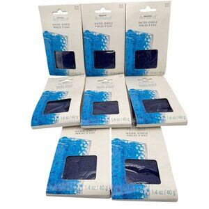 Ashland Blue Water Jewels Floral Decor Hydration Lot of 8 New Sealed Packages